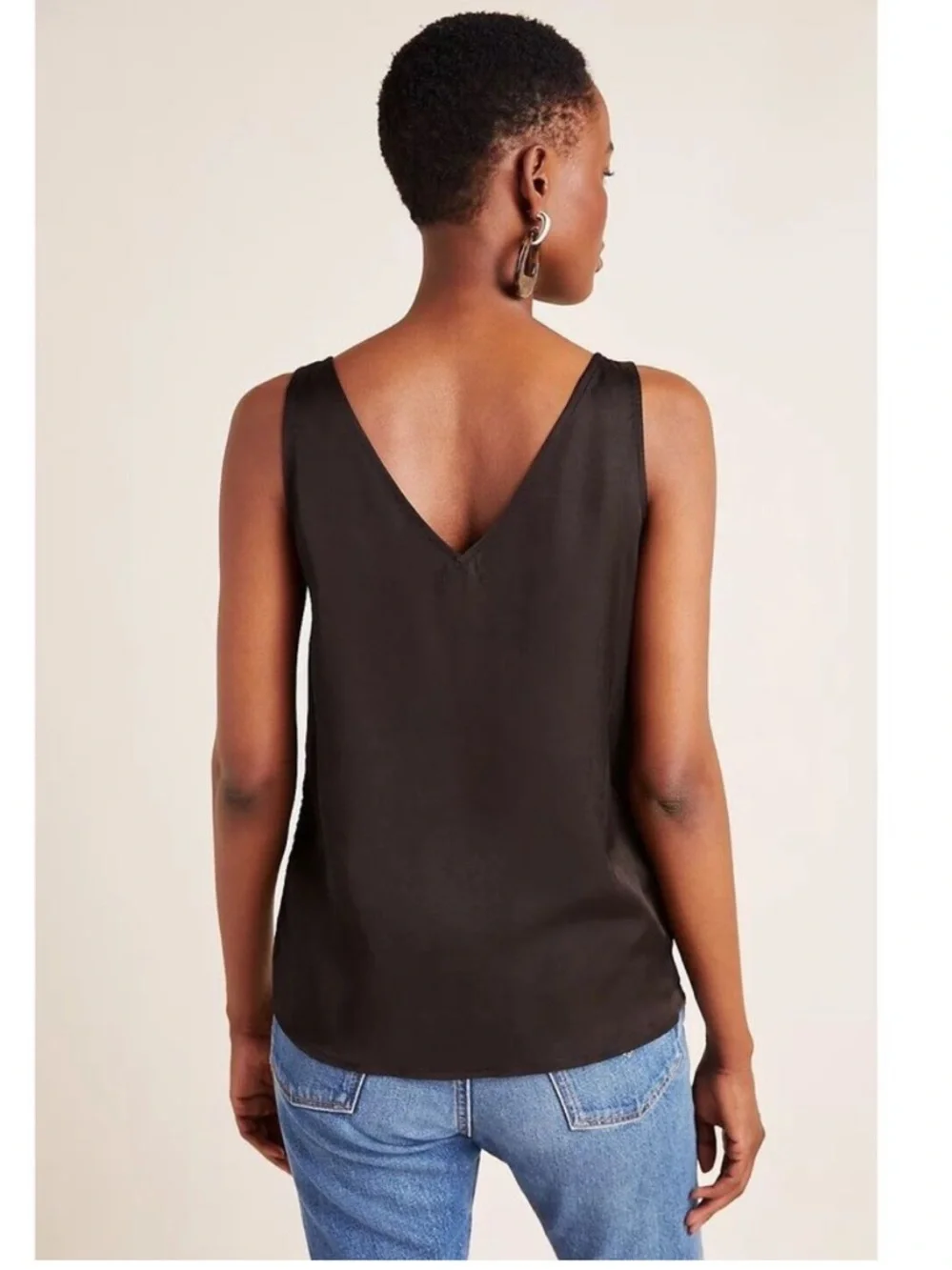 💝SUPER RARE💝 Anthropologie NWT Tiny Cassandra Sequined Velvet Tank size S. - Picture 3 of 5